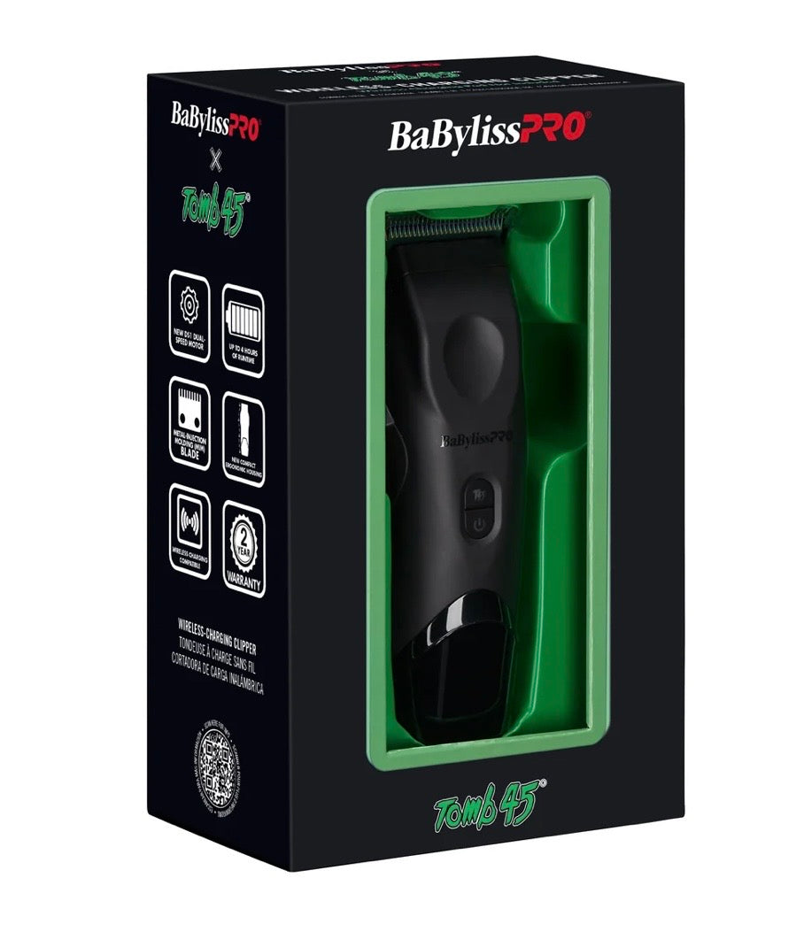 BaBylissPRO x Tomb45 Wireless Charging Clipper (FXT45C)