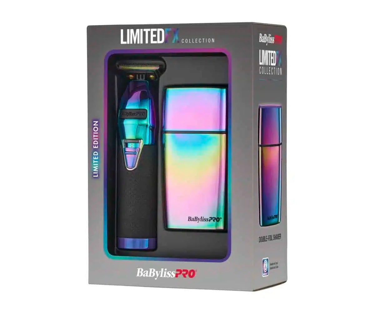 BaBylissPRO® LimitedFX Iridescent Trimmer and Double-Foil Shaver Gift Set